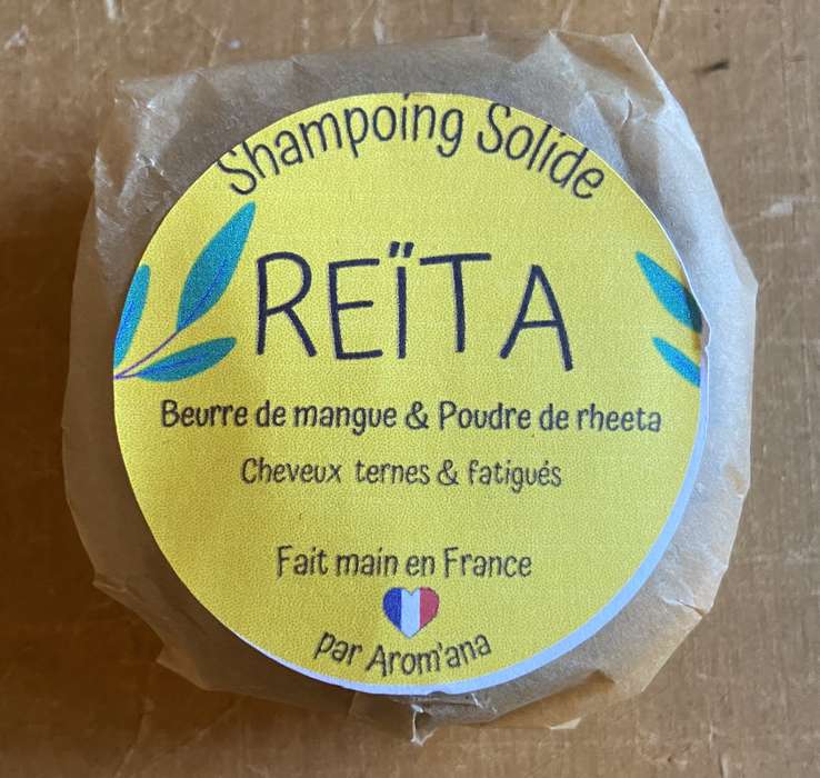 shampoing solide REITA beurre de mangue