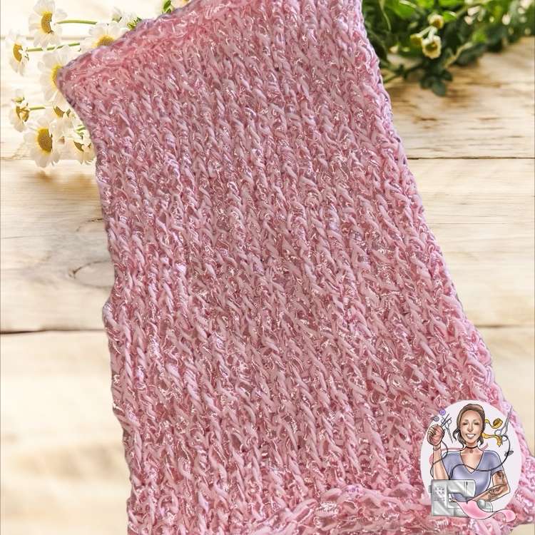 echarpe-tricot-rose