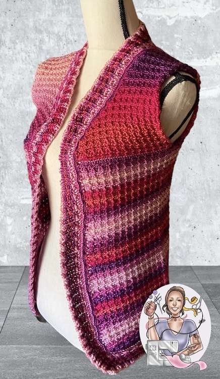 gilet-rose-manche-courte-tricote-3